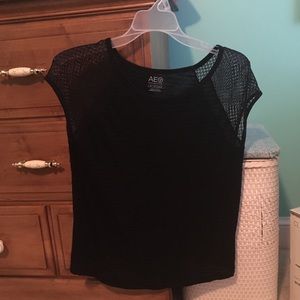AEO Black Workout Tee